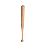 Fuerte Bate de béisbol de Madera Barra de Madera Maciza Niños Adultos Juego al Aire Libre Práctica de Entrenamiento Madera Ligera Agarre Antideslizante Softbol Deportes Slugger (64 cm)