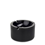 Ashtray with Lid - Black,