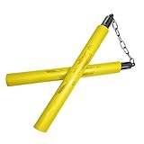 AUFIKR Nunchakus de Espuma Entrenamiento Práctico Nunchucks de Artes Marciales Nunchakus para Niños Adultos y Principiantes,Entrenamiento Portátil Artes Marciales Nunchakus de Espuma