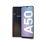 Samsung Galaxy A50 2019 Smartphone, pantalla de 6,4 pulgadas, 128 GB ampliable, Dual SIM, negro [versión italiana] (reacondicionado)