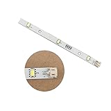 TALENTEC home - Tira LED de Respuesto Compatible con Frigorífico Congelador RONGSHENG/HISENSE | Ref. MDDZ-162A, 1629348, E349766 | Color blanco frío | Bajo consumo: DC12V 2W (1)