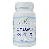 OMEGA 3 | 90 cápsulas | Aceite de pescado puro + Vitamina E | 1000mg - Ácido grasos 300mg EPA+DHA ProNatural Pharma