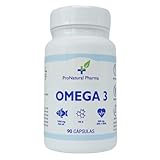 OMEGA 3 | 90 cápsulas | Aceite de pescado puro + Vitamina E | 1000mg - Ácido grasos 300mg EPA+DHA ProNatural Pharma