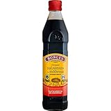 Botella de Vinagre Balsámico de Módena. Botella de 250 ml de Cristal. Vinagre Balsamico de Modena especial para ensaladas y aderezos.