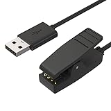 Cargador Compatible con Forerunner 30 35 230 235 630 645 Music 735XT Approach G10 S20 Lily Vivomove HR - Cable de Carga 100cm Adaptador Cable USB de Repuesto para Reloj PHONILLICO