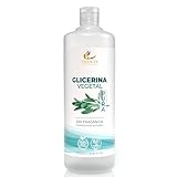 Glicerina Vegetal Líquida - 100% de origen Natural - Sin aroma - Sin colorantes - 99.5% de Pureza Certificada - Hidratante natural Piel y Cabello - Fabricación de jabones (1 UNIDAD)