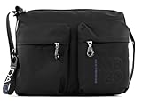 Mandarina Duck MD 20 P10QMTT5, Bolso Bandolera para Mujer, Black, 28x22x12 (L x H x W)