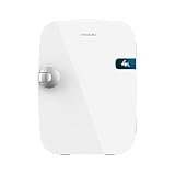 Cecotec Mini Nevera Bolero MiniCooling Río White 4L. Funcionamiento 12V-220V, Compatible coche y caravanas, Función enfriamiento y calentamiento, Rango temperatura 5-65º, Transporte fácil