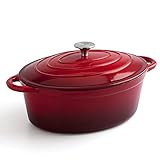 Bidasoa FIERRO - Cocotte Hierro Fundido Rojo 30cm - 4,3L (7664010)