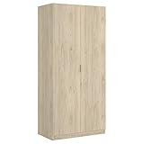 DEKIT GRUPO RIMOBEL Armario ropero 2 Puertas, Madera, Natural, 81x184x52 cm