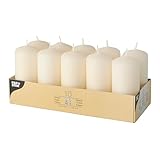 Papstar 17912 - Pack de 10 velas, 90/40 mm