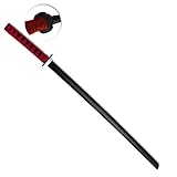 Bokken de Entrenamiento para Deporte de Katana | Espada Decorativa o Juego de Madera. Brokken de Entrenamiento. Uso exlusivo Deportivo. Color: Rojo y Negra.