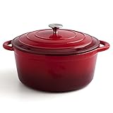 Bidasoa FIERRO - Cocotte Hierro Fundido Rojo 28 Cm - 6L (7664009)