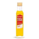 Hopser Food Fun 250 ml aceite de palomitas de maíz con fino sabor a mantequilla natural y práctico pico vertedor Palomitas de maíz