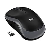 Logitech M185 Ratón Inalámbrico, 2.4GHz con Mini Receptor USB, Batería de 12 Meses, Seguimiento Óptico con Resolución de 1000 dpi, Ambidiestro, Compatible con PC, Mac, Portátil - Gris