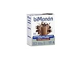 biManán - Batido de Chocolate, Batidos Sustitutivos de Comidas para Adelgazar, Bajos en Calorías, Ayudan a Perder y Controlar el Peso, con Proteínas, Vitaminas y Minerales - 6 x 50 g: 300 g