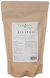 Biorganic Xilitol 1 Kg - 100% Natural - Procedente del abedul- Certificado sin MGOs - Sin gluten - Vegano. Bajo en calorías y carbohidratos. Ideal repostería. Marca española.