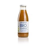 Ekolo Zumo De Uva Melocotón Ecológico, 100% Exprimido, 6 Botellas * 750Ml 4500 ml