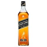 Johnnie Walker Black label, Whisky escocés blended 12 años, 700 ml