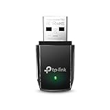 TP-Link Archer T3U - Adaptador Wi-Fi AC1300, Receptor Wi-Fi , Doble Banda 5GHz (867Mbps) y 2GHz(400Mbps), MU-MIMO, USB 3.0, Tamaño Mini, Color Negro