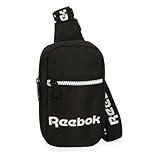 Reebok Sally Bandolera Cruzada Negro 10x18x3 cms Poliéster