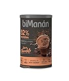 BIMANÁN - BATIDOS DE PROTEÍNA - Sabor Chocolate - Batido Hiperproteico para Tonificar y Aumentar Masa Muscular - Producto Proteico Delicioso Sabor Chocolate - 360g, 12 Raciones