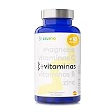 Multivitaminas y Minerales | 90 Cápsulas Veganas y Sin Gluten | Vitaminas para el Cansancio | 18 Complejos Multivitamínicos | Vitaminas B + C, Magnesio, Zinc | Aumenta tu Energía