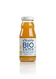 Ekolo Zumo De Uva Melocotón Ecológico, 100% Exprimido, 12 Botellas * 200Ml 2400 ml