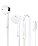 ALIANSHENG Auriculares para iPhone,Cascos Cable con Aislamiento de Ruido Soporte Control de Volumen de Llamadas,Compatible con iPhone 11/12/13/14/X/XS/XR/8/7 Plus,Soporta Todo el Sistema i0S