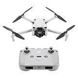 DJI Mini 3 – Dron Mini con cámara ligero y plegable con vídeo 4K HDR, 38 min de tiempo de vuelo, Grabación vertical y funciones inteligentes, con Mando a distancia, C0