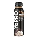 Yopro - Yogur Proteína Líquido para beber 0% Azúcar Añadido 0% Grasa - Sabor Stracciatella 300 g