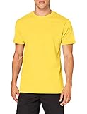Build Your Brand T-Shirt Round Neck Camiseta, Hombre, taxi yellow, 5XL