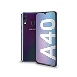 Samsung Galaxy A40 Pantalla 5.9', 64 GB ampliable, RAM 4 GB, Batería 3100 mAh, 4G, Dual SIM Smartphone, Android 9 Pie, (2019), [Versión Italiana] (Reacondicionado) Negro