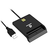 ZOWEETEK Lector dnie, Lector dni electrónico, Compatible con Todas Las Tarjetas de DNI con USB.