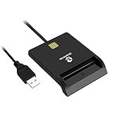 ZOWEETEK Lector dnie, Lector dni electrónico, Compatible con Todas Las Tarjetas de DNI con USB.