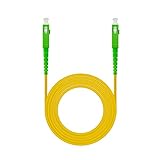 Nanocable 10.20.0002 - Cable de Fibra Óptica para Router SC/APC a SC/APC Monomodo Simplex LSZH, Color Amarillo, 2 m