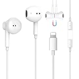 Auriculares para iPhone,Cascos Cable con Aislamiento de Ruido Soporte Control de Volumen de Llamadas,Compatible con iPhone 14/13/12/11/XS/X/8/8 Plus/7/7 Plus,Soporta Todo el Sistema iOS