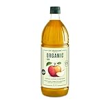 Eat Wholesome Food Co. Vinagre de Sidra de Manzana Cruda Ecológica sin Filtrar con la Madre, 1L