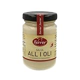 (PACK 4 UNIDADES) Salsa alioli FERRER frasco de 160 g.