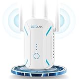 COTDLNK 2024 Repetidor WiFi Amplificador Señal WiFi para el Hogar WiFi Booster de hasta 2600 pies Cuadrados | 1200 Mbps | Doble Banda 2.4G y 5G | Fácil Configuración | Enchufe de la UE