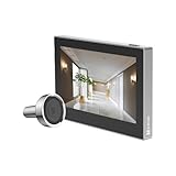 EZVIZ Mirilla Digital de Puerta con Pantalla a Color de 4.3'' Cámara Video Inalámbrico 1080P,Vista en Vivo Gran Angular 146°,Batería Recargable 2200mAh,WiFi 2,4GHz,NO Detección de Movimiento,CP2