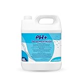 PLANTAWA Incrementador de pH para Piscinas 5 litros | Regulador de pH, Elevador pH+ para Piscinas y Spas, Aumenta el pH del Agua, Mantenimiento Fácil, Incrementa pH Piscina