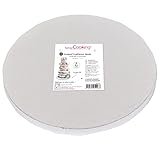 ScrapCooking – Base para Tartas Plata Ø 30 cm - Soporte Redondo Grueso – Plato Reutilizable – Cake Board Rígido para Pastel – Bandeja Redonda para Pastel – Fabricado en Europa – 5206