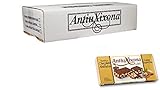 Caja de 12 unidades de Turrón de Chocolate con Almendras Antiu Xixona etiqueta blanca 200gr