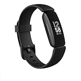 Fitbit Inspire 2 - Pulsera de salud y actividad física con ritmo cardiaco continuo, 1 año del servicio Fitbit Premium incluido y 10 días de batería, Negro