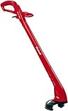 Einhell Cortadora de césped eléctrica GC-ET 2522 (250 W, ancho de corte 22 cm, longitud del hilo 60 cm, revoluciones del carrete de hilo 12000 min-1), Color Negro, Rojo