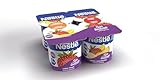 Nestlé Yogur Sin Lactosa Fresa y Macedonia, 4 x 120 g