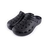 R-ISLAND Clogs Classic para Hombre,Zuecos de Hombre,EVA,Impermeable, (Negro, Numeric_41)