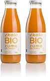 Ekolo Zumo de Pomelo Ecológico, 100% Exprimido, 6 Botellas x 750 ml, 4500 ml (Paquete de 2)