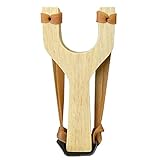 Ichigo Ichie Tirachinas de Madera, Tiragomas de Madera Aire Libre, Tirachinas para Cazar, Lanzador de Madera Hechas a Mano para Juegos De Catapulta (Liso)